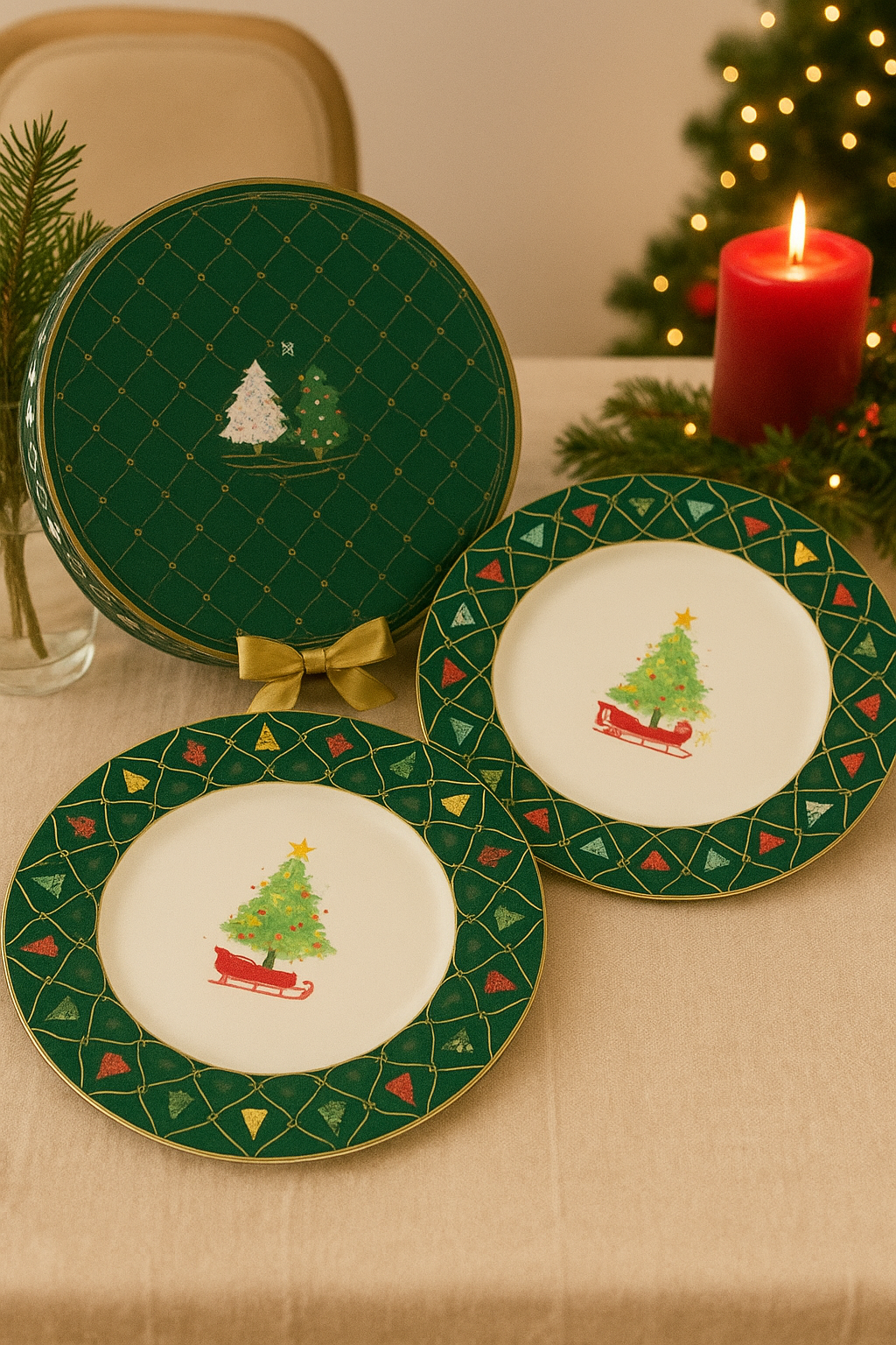 Servicio de Mesa Navideño