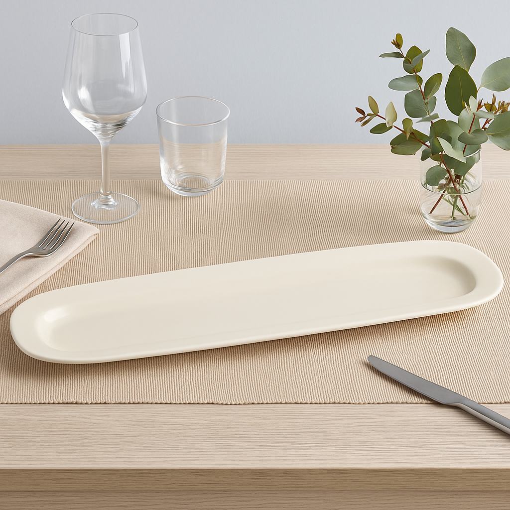 Bandeja Oval Porcelana Peq