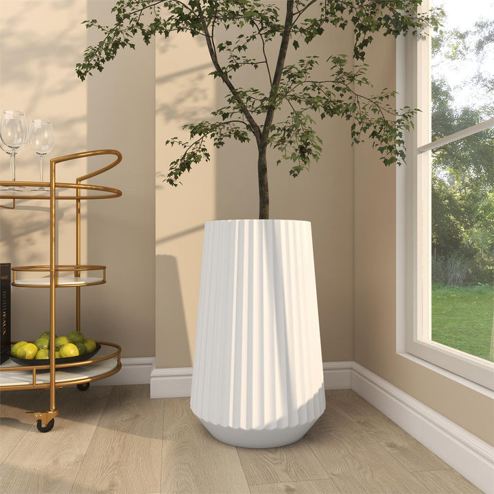 Jarron De Polireseina Decorativo 41Cm Ancho X 61Cm Alto X 0Cm Profundidad