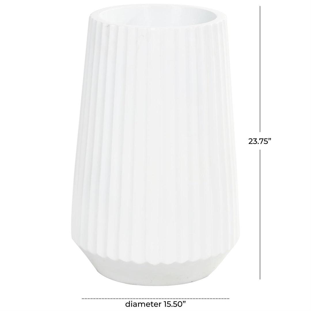 Jarron De Polireseina Decorativo 41Cm Ancho X 61Cm Alto X 0Cm Profundidad