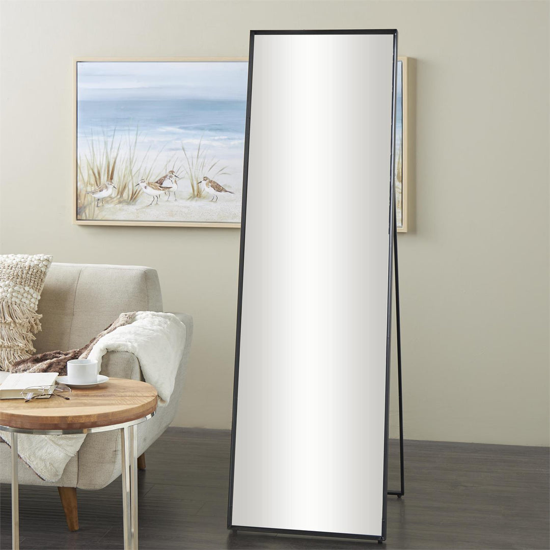Espejo De Metal De Piso 51Cm Ancho X 160Cm Alto X 70Cm Profundidad
