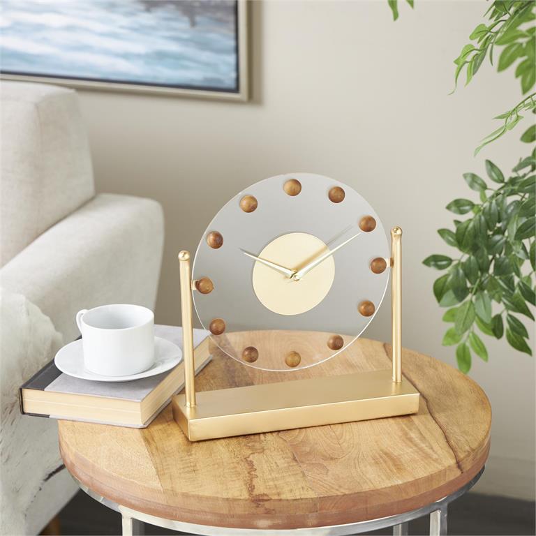 Reloj De Mesa De Metal