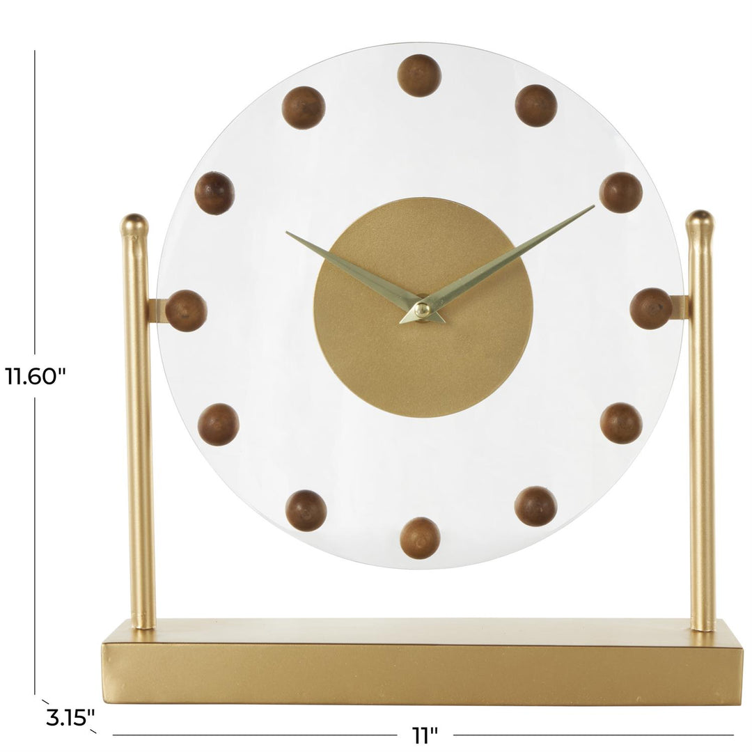 Reloj De Mesa De Metal