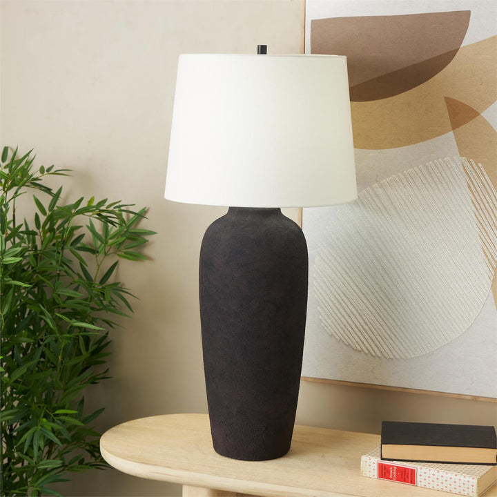 Lampara De Mesa De Ceramica 42Cm Ancho X 86Cm Alto X 42Cm Profundidad