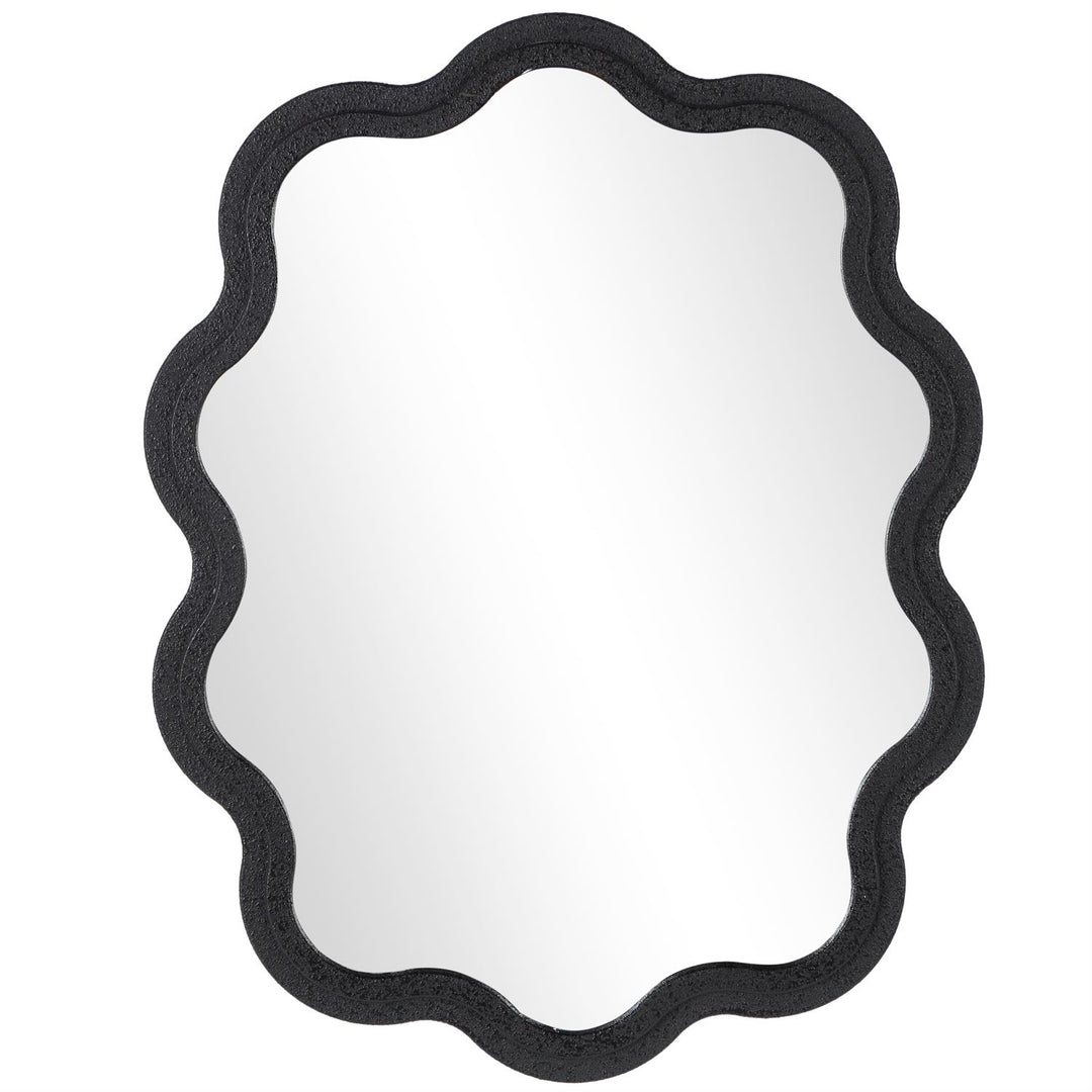 Espejo De Madera Negro 79Cm Ancho X 102Cm Alto X 3Cm Profundidad