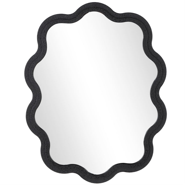 Espejo De Madera Negro 79Cm Ancho X 102Cm Alto X 3Cm Profundidad