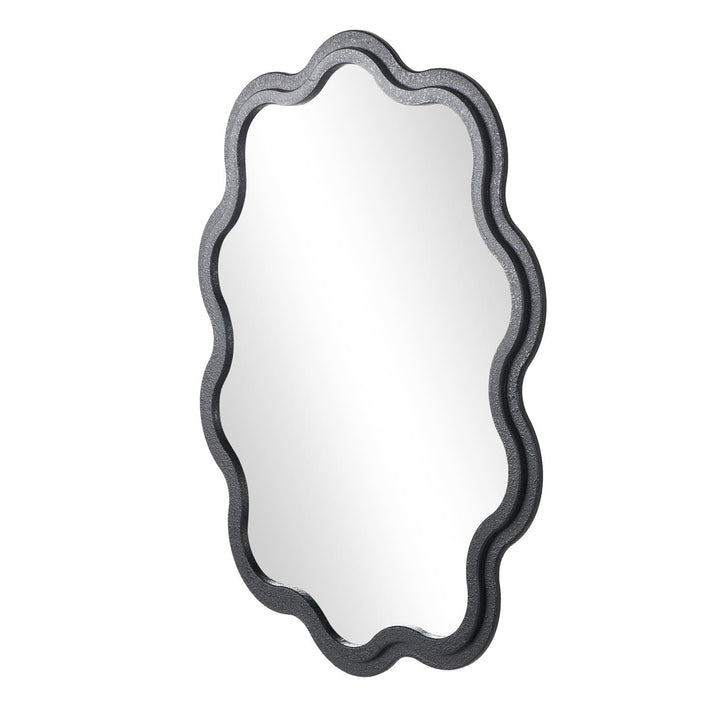 Espejo De Madera Negro 79Cm Ancho X 102Cm Alto X 3Cm Profundidad