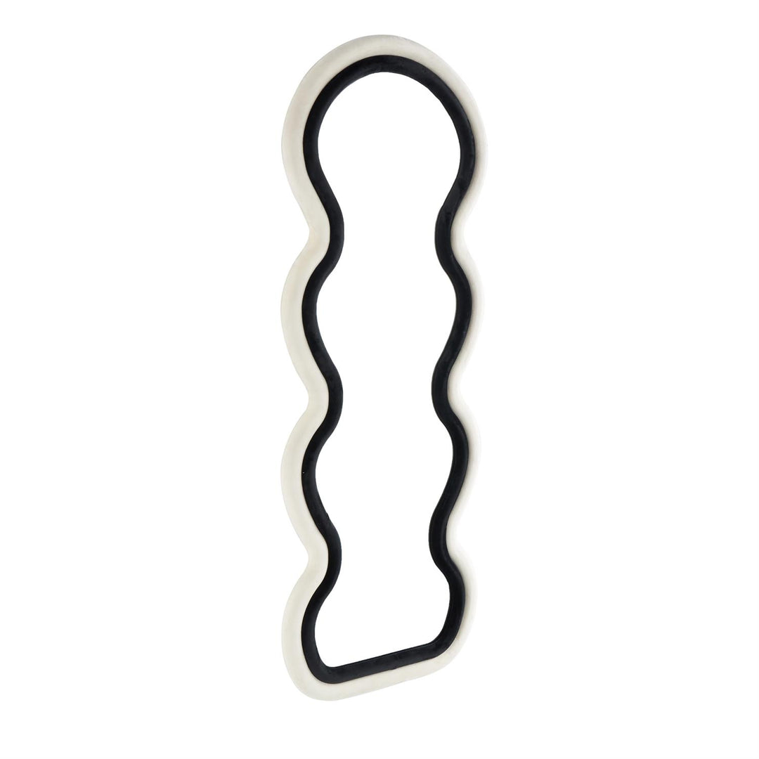 Espejo De Pared Blanco y Negro