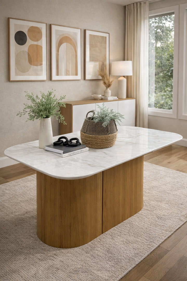 Mesa De Comedor Serena 1.8 C Vidrio