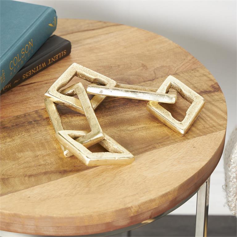 Adorno Cadena De Aluminio Decor 46Cm Ancho X 5Cm Alto X 0Cm Profundidad