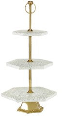 Stand TERRAZ ALUMINIO TIER SERVER  30cm Ancho 58cm Alto