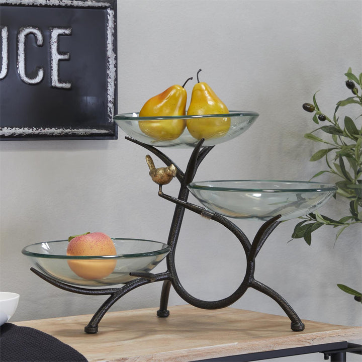 Bowl De Vidrio Para Servicio De Mesa 51Cm Ancho X 36Cm Alto X 0Cm Profundidad