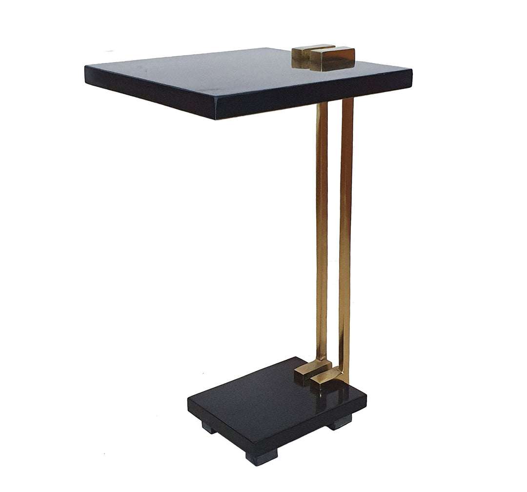 Mesa Auxiliar De Metal Negra