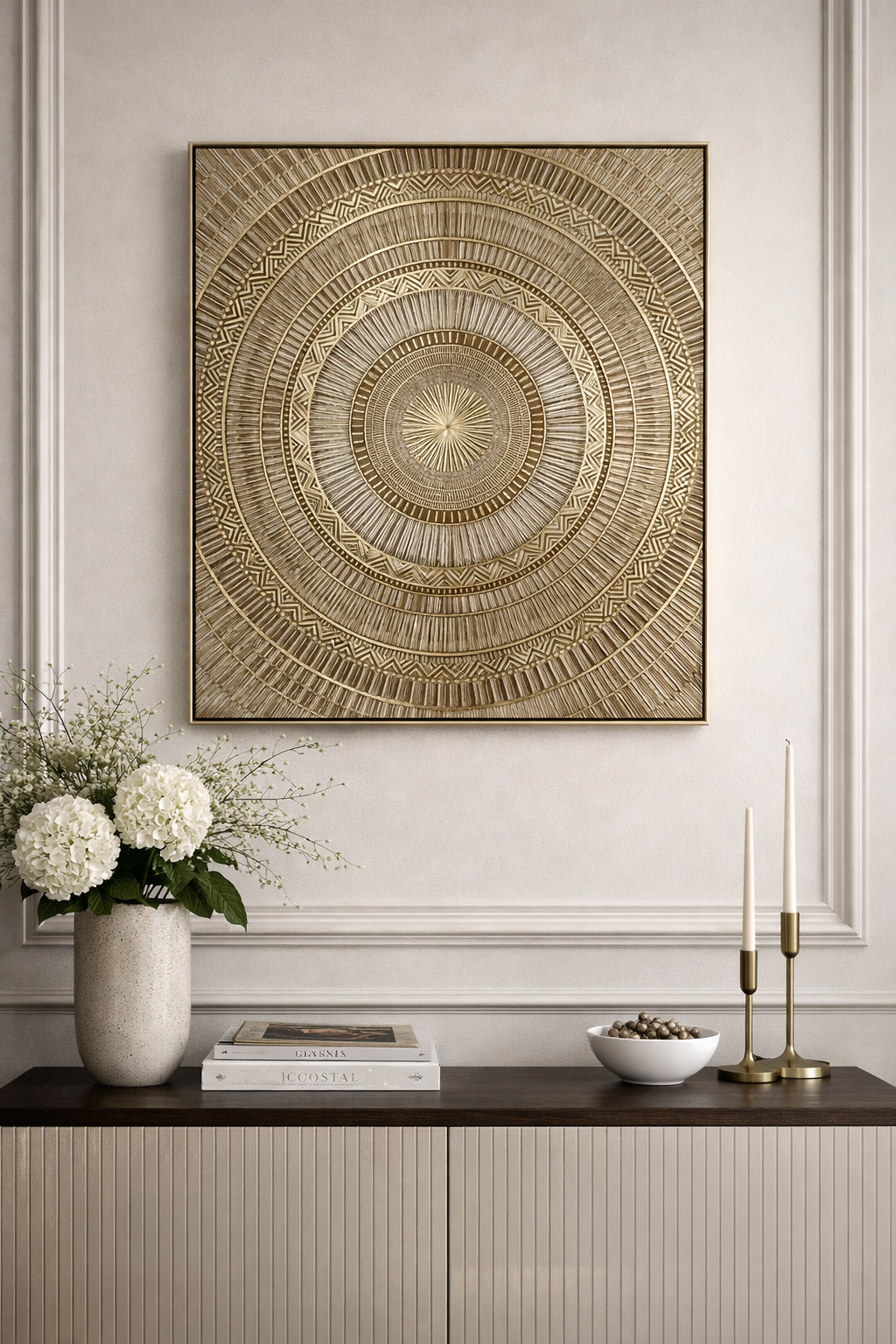 Cuad Gold Circle/Mar