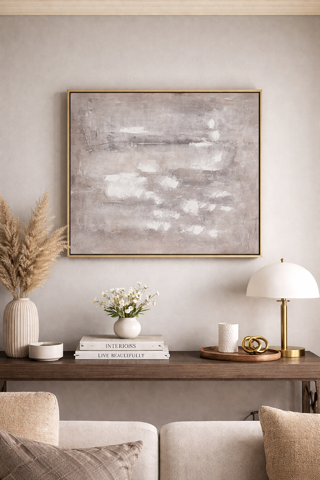 Cuad Abst Beige/Marc