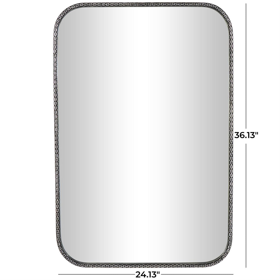 Madera De Pared Espejo 61Cm Ancho X 91Cm Alto X 3Cm Profundidad