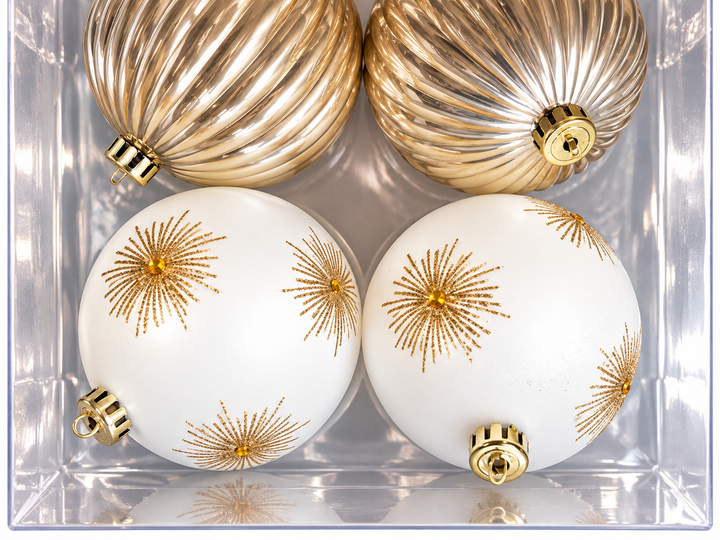 Set De Esferas Navideñas 6Pz