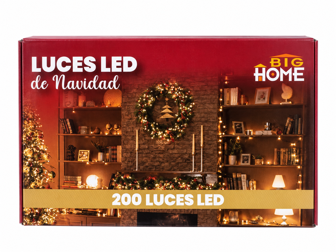 Cortina De Luces Led Con Estrellas Decorativas Luz