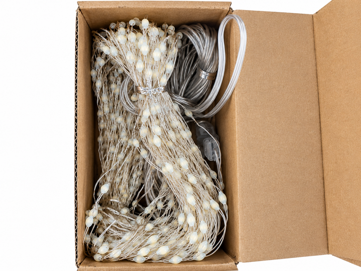 Guirnalda De Luces Led Con Perlas Decorativas Mult
