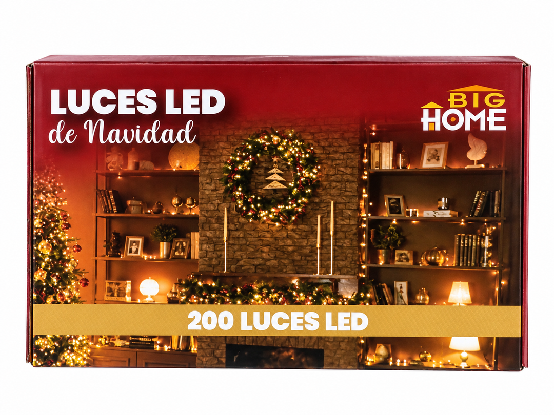 Guirnalda De Luces Led Con Perlas Decorativas Mult