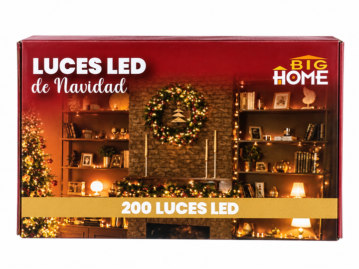 Guirnalda De Luces Led Con Perlas Decorativas Mult