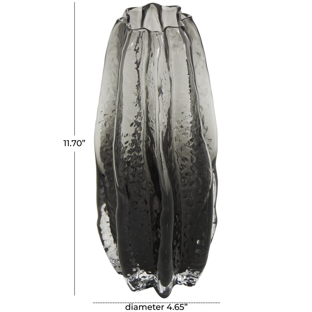 Jarrón Murano Gris