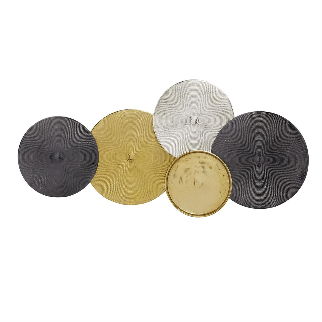 Placa Decorativa De Pared De Aluminio 89Cm Ancho X 43Cm Alto X 5Cm Profundidad