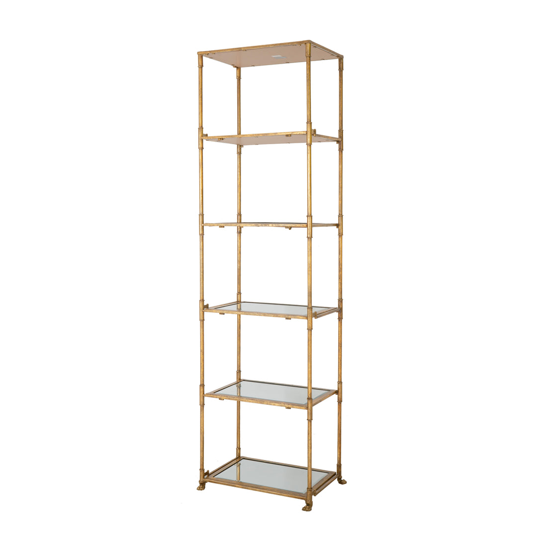 Repisa De Metal Y Vidrio Decor