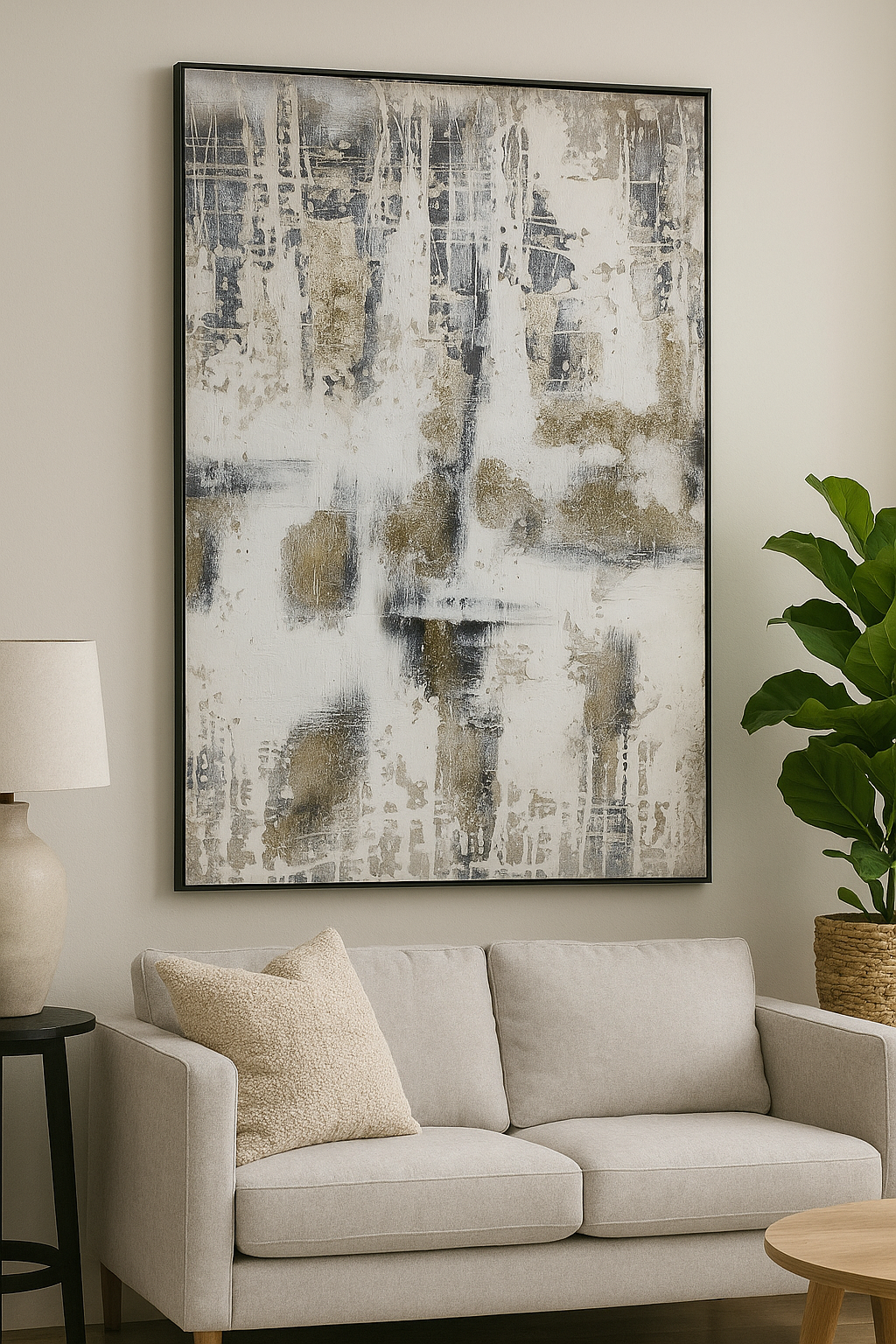 Cuadro Decorativo De Pared 92Cm Ancho X 122Cm Alto X 4Cm Profundidad