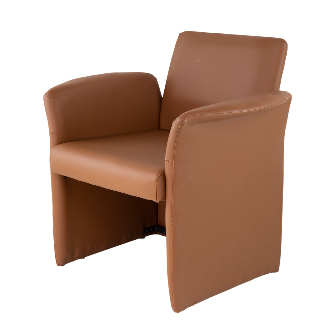 Silla De Madera Y Cuero