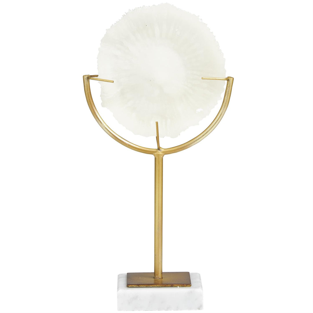 Ps Coral Con Base De Marmol  15Cm Ancho 27Cm Alto