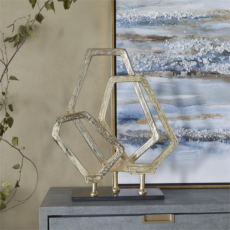 Escultura De Aluminio De Mármol