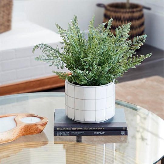 Follaje Artf Metal Plástico