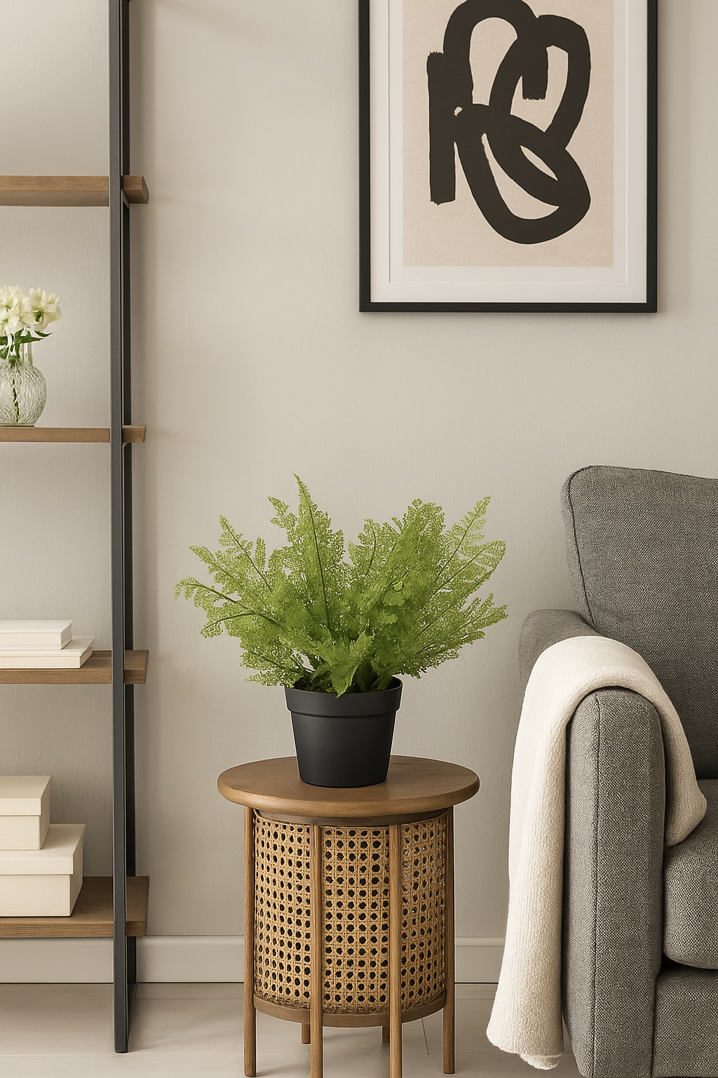 Follaje Artf Metal Plástico