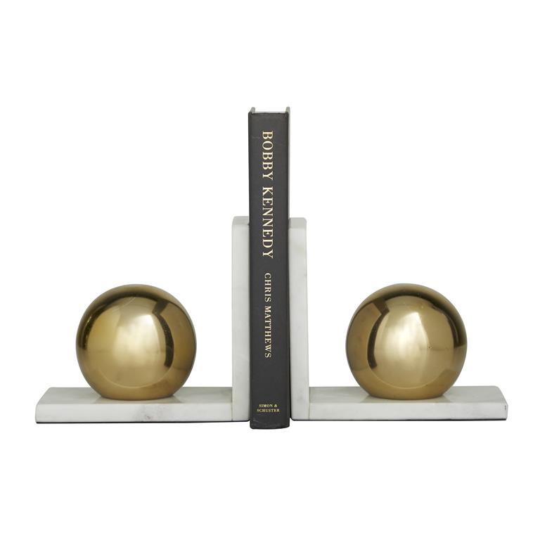 Sujetalibros De Aluminio Mármol Slv