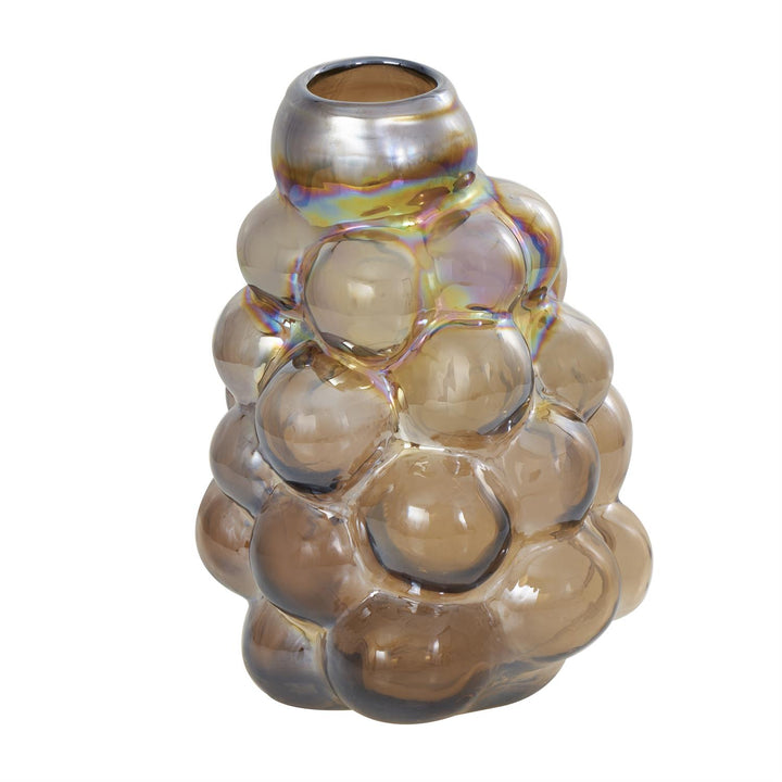 Jarrón De Vidrio 23Cm Ancho X 32Cm Alto X 23Cm Fondo