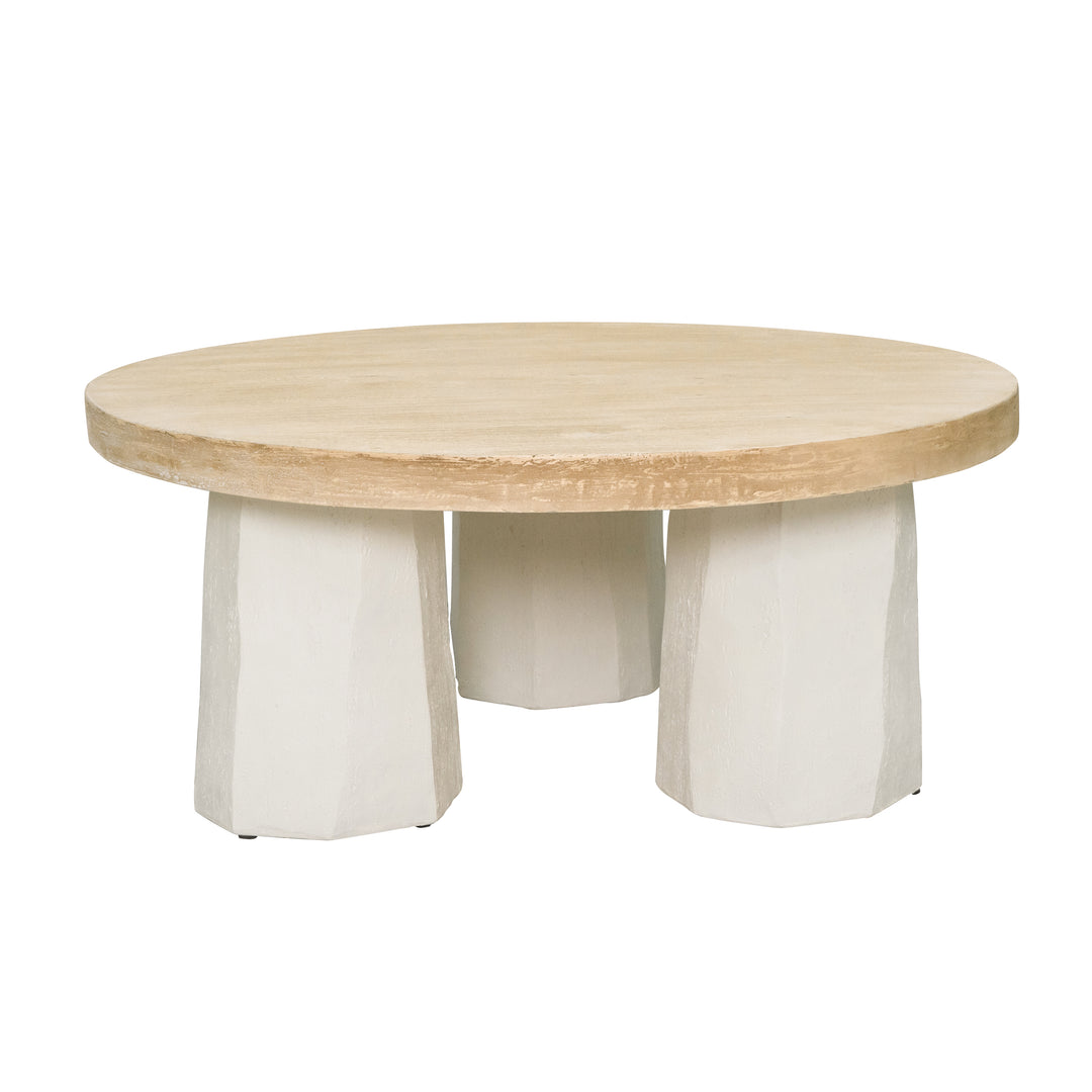 Mesa De Centro Decorativa Con Tablero De Madera