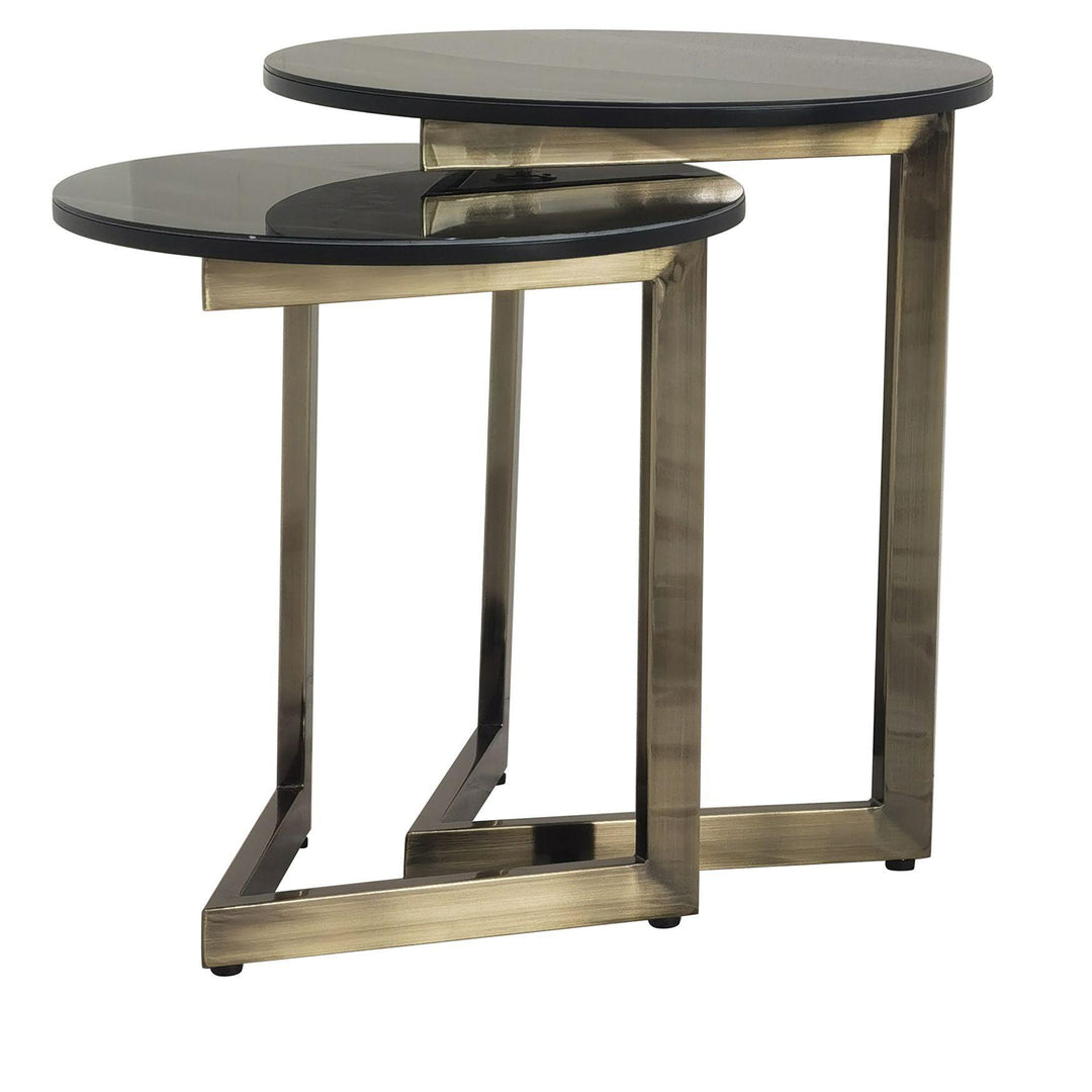 Mesa De Metal Y Vidrio Grande