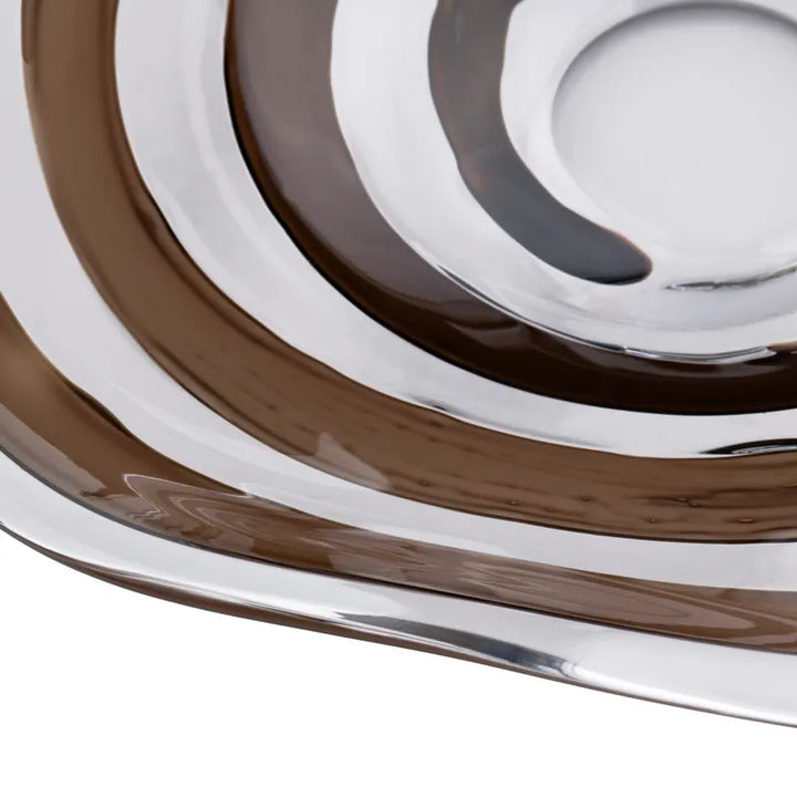 Plato Vidrio Decorativo 16"