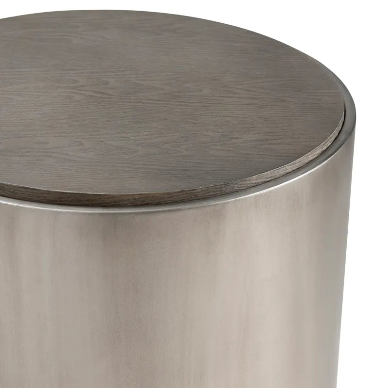 Mesa De Cóctel Metal Y Madera