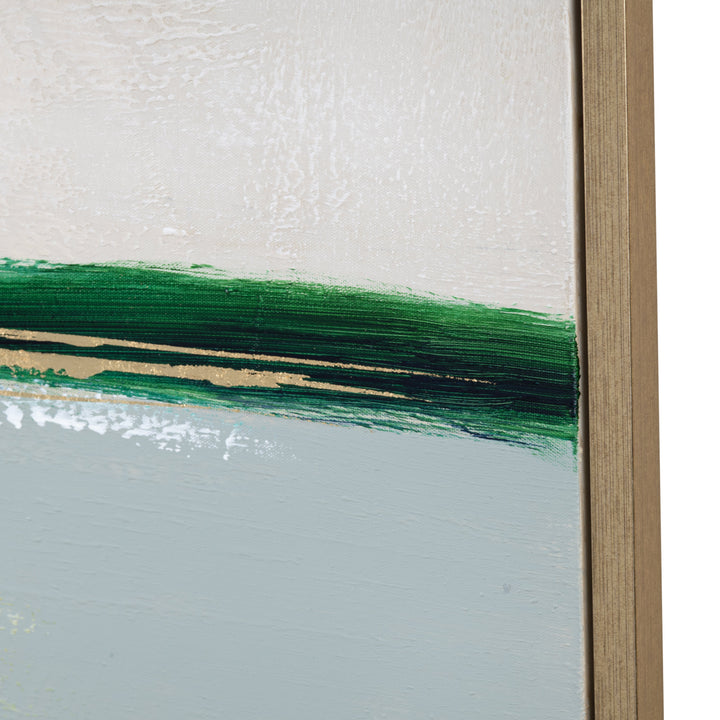 Arte Abstracto Pared Detalles Dorados