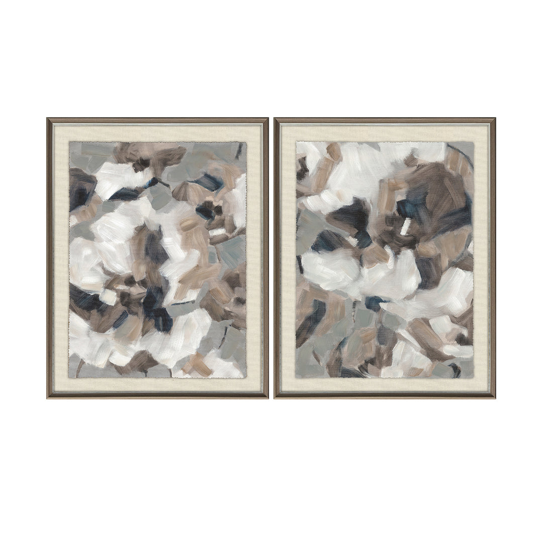 Set 2 Arte Flotante Enmarcado