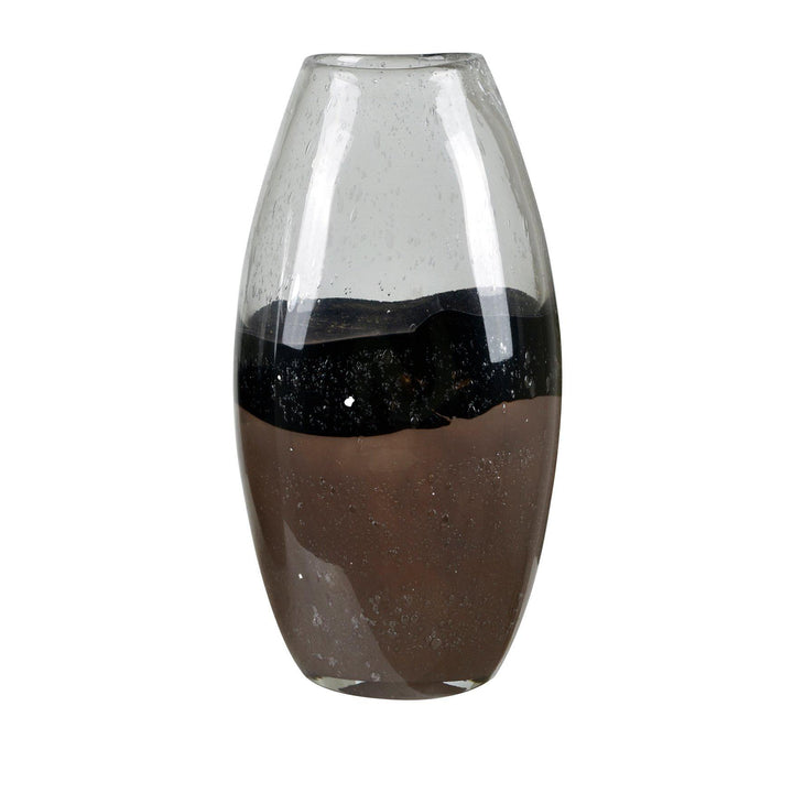 Jarrón Cristal Chocolate Negro Gde