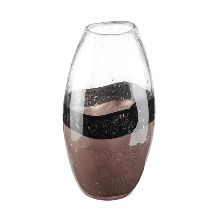 Jarrón Cristal Chocolate Negro Gde