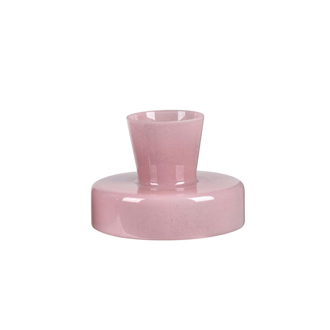 Jarrón Cristal Rosa Cereza