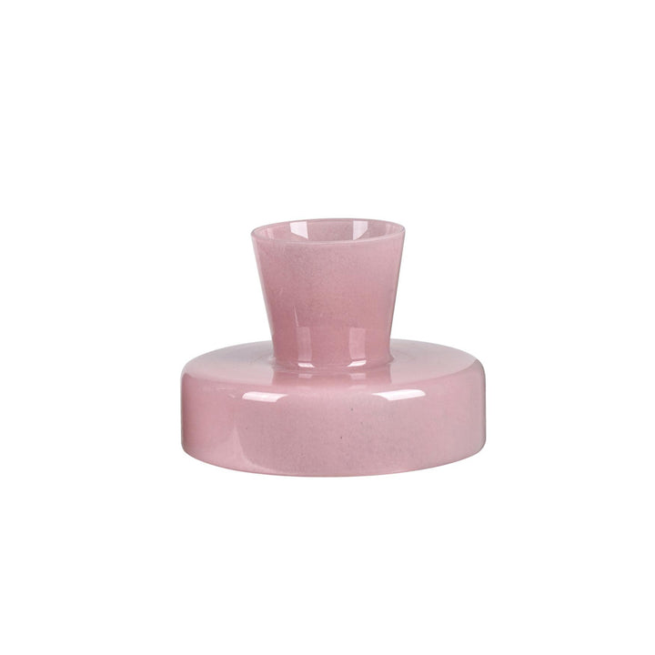 Jarrón Cristal Rosa Cereza