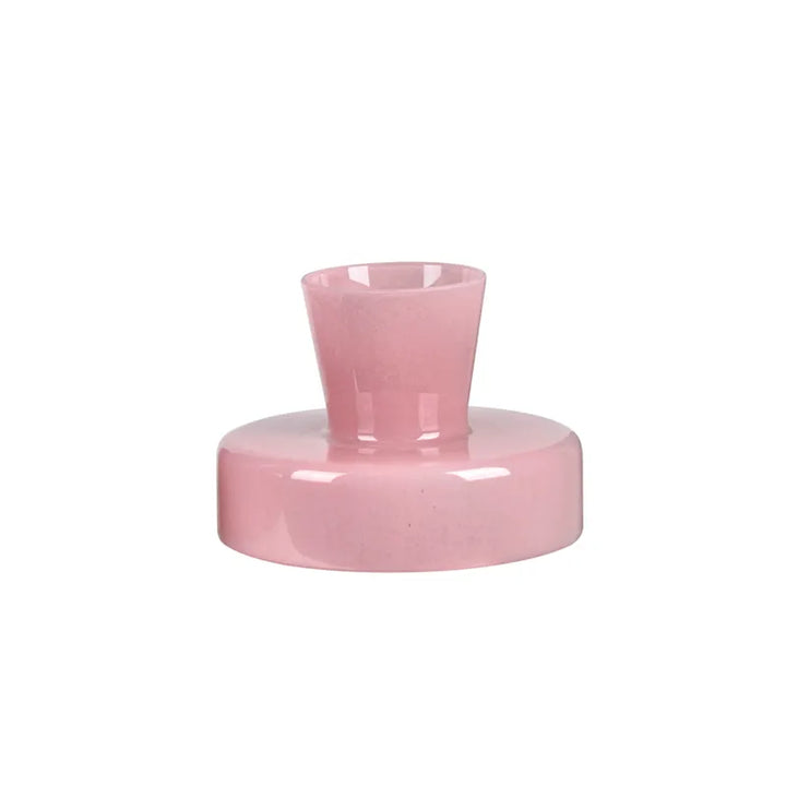 Jarrón Cristal Rosa Cereza