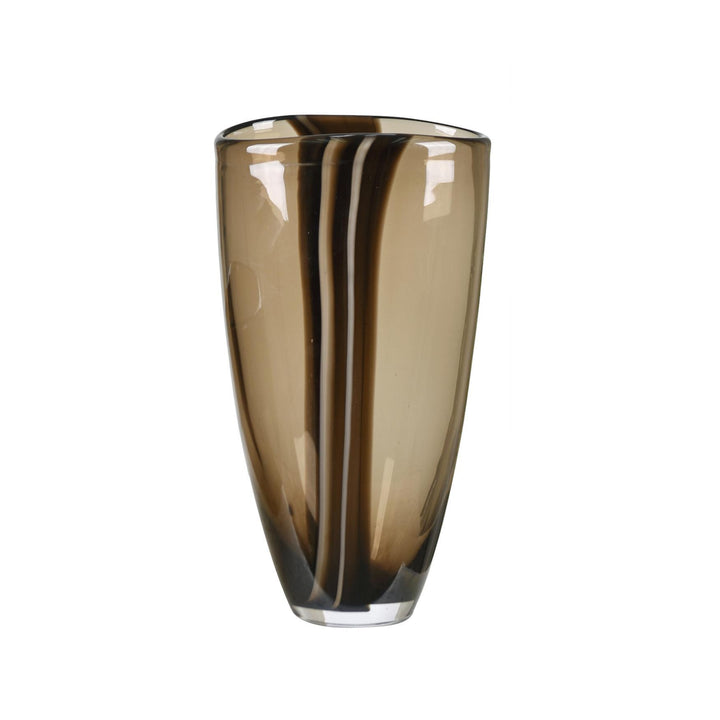 Jarrón Cristal Chocolate Claro Gde