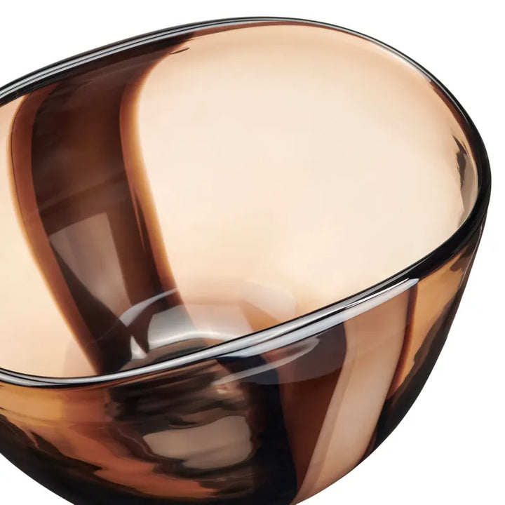 Jarrón Cristal Chocolate Claro Med