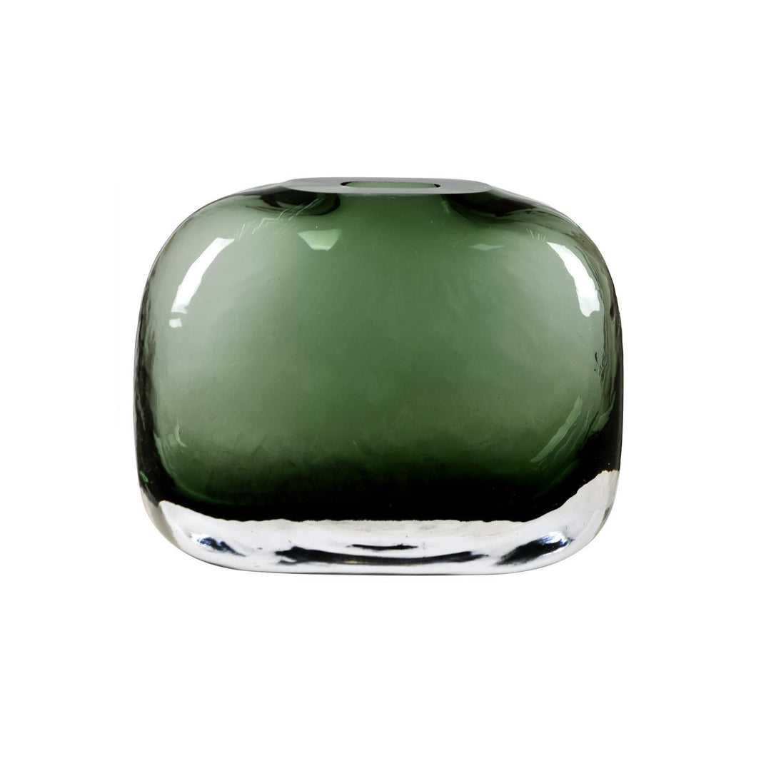 Jarrón Cristal Turquesa Grande